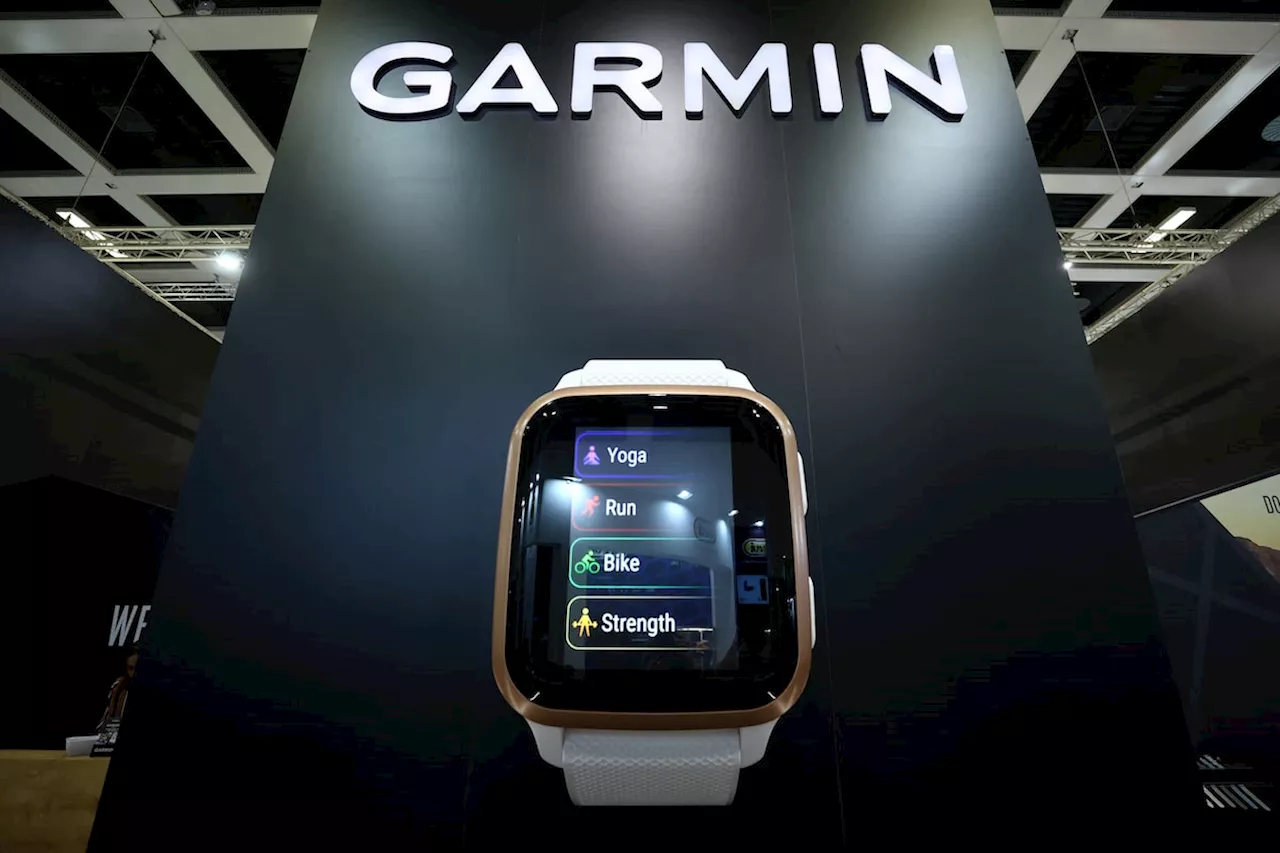 Garmin raises annual forecast; outdoor unit weakness weighs on shares