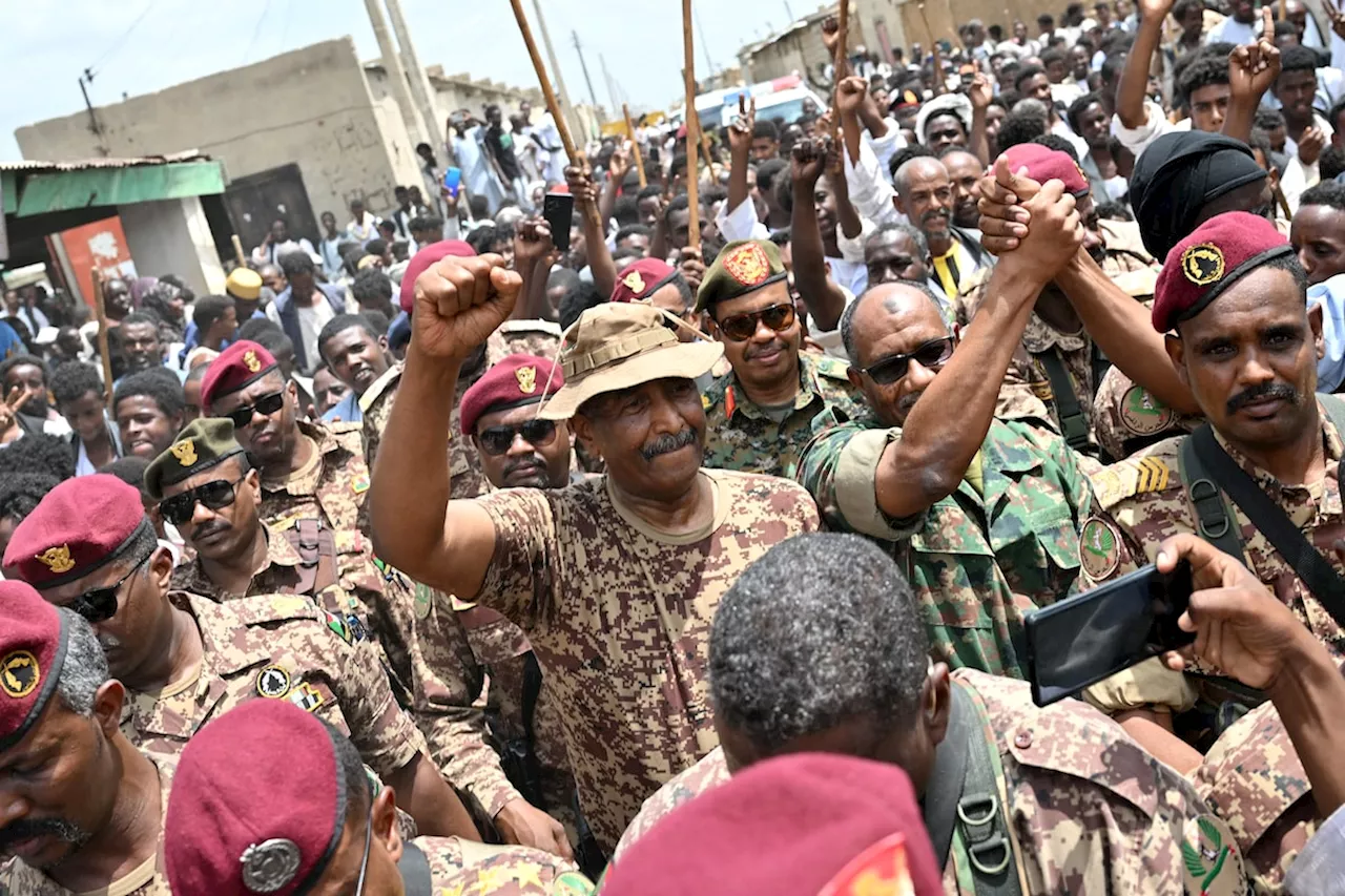 Drone strike hits east Sudan base during visit by army chief