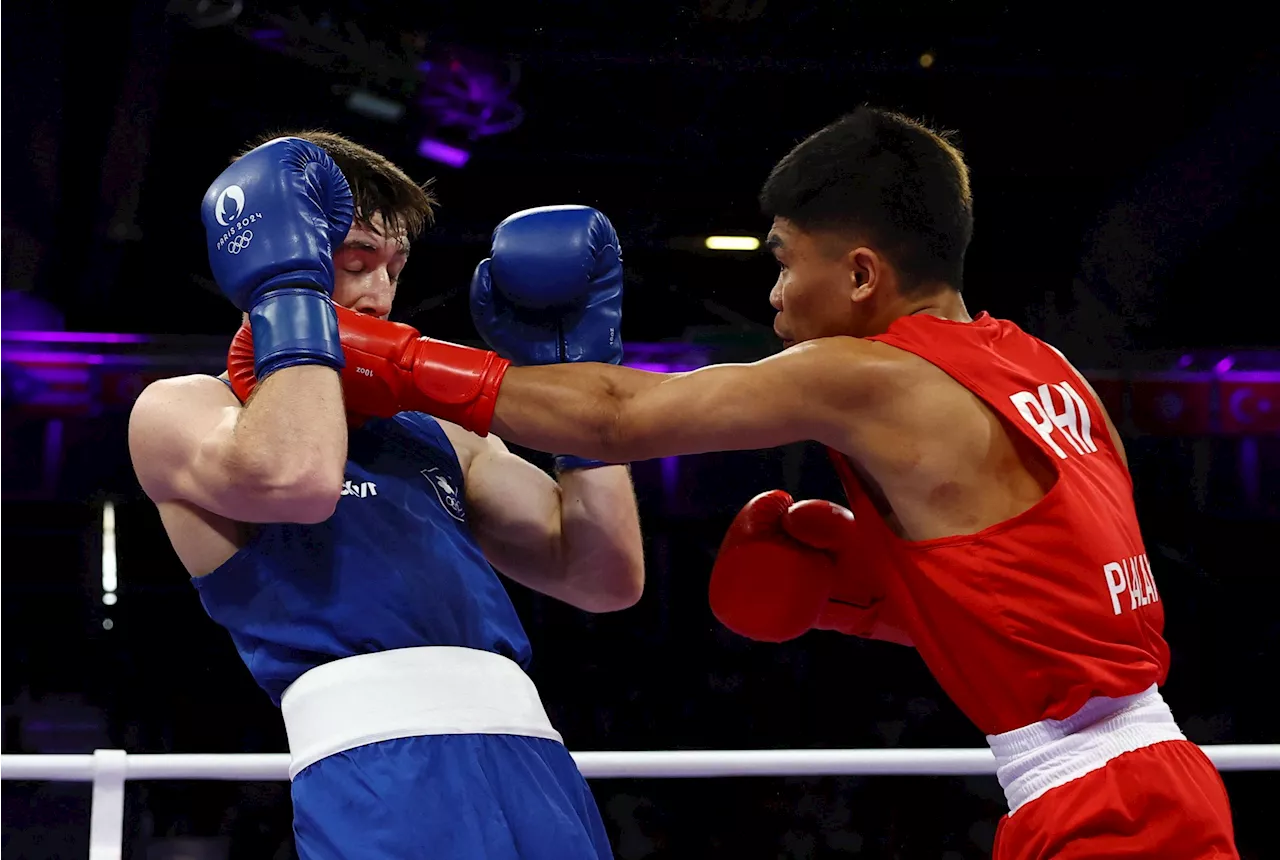 Carlo Paalam pounds Irish foe, punches QF ticket in Paris Olympics