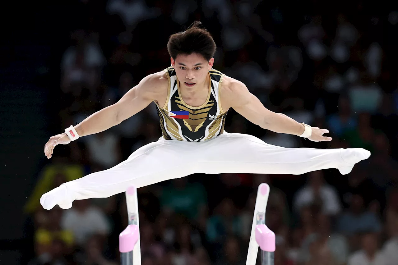 Carlos Yulo misses podium in all-around finals of Olympic gymnastics after finishing 12th