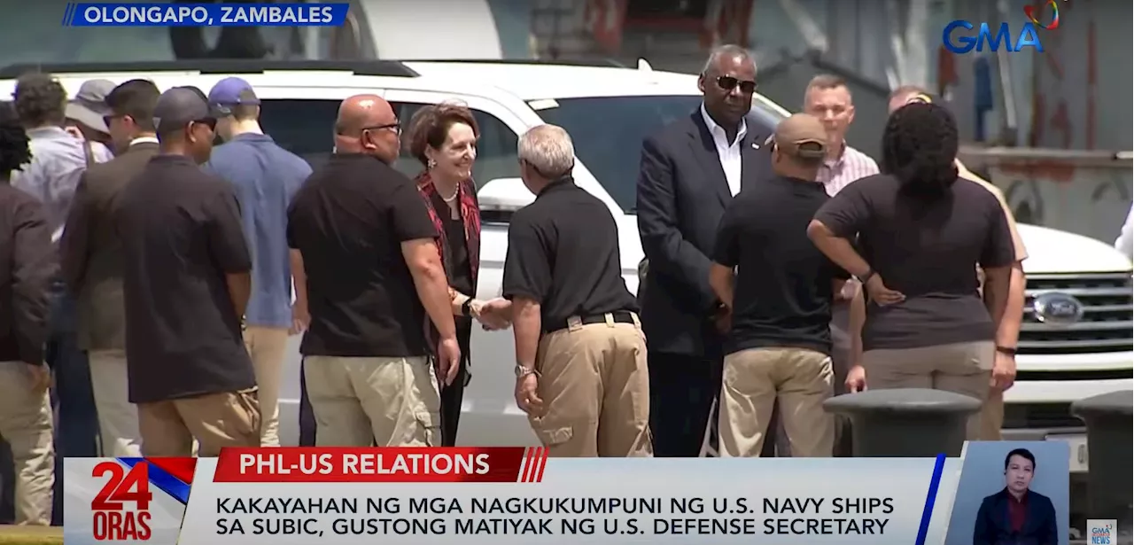 US Defense chief Austin visits Subic Bay