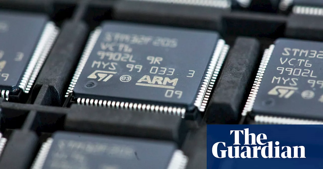 Chip designer Arm Holdings reports 39% surge in revenue but shares fall