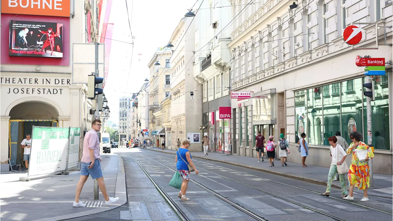 Josefstädter Straße wird grün - Ab Herbst – großer Umbau auf Wiener Einkaufsstraße!