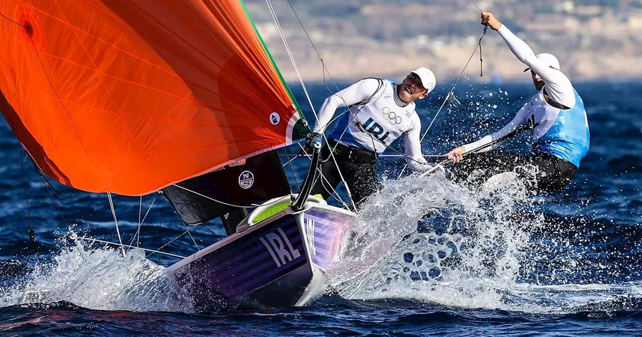 Irish sailors Waddilove and Dickson on cusp of Olympic glory