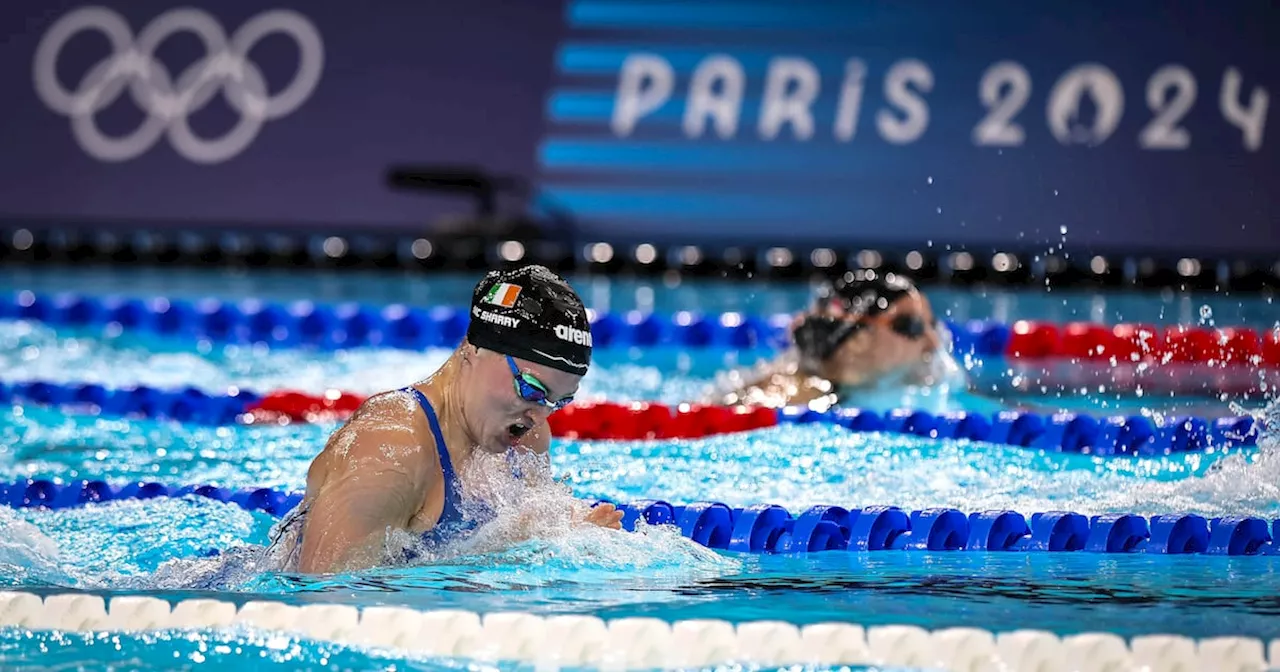 Mona McSharry runs out of steam and misses out on Olympic 200m breaststroke final