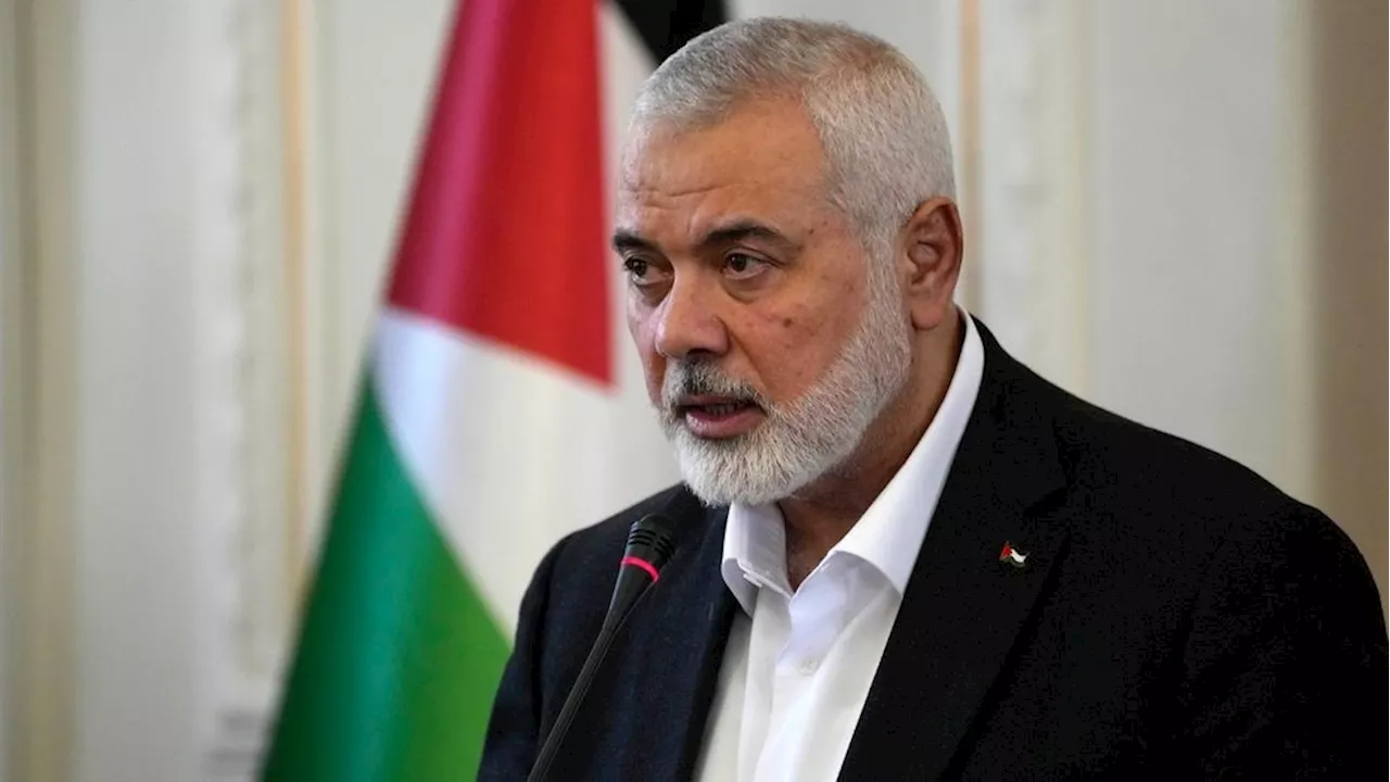 Hamas leader Ismail Haniyeh assassinated in Tehran, Iran says