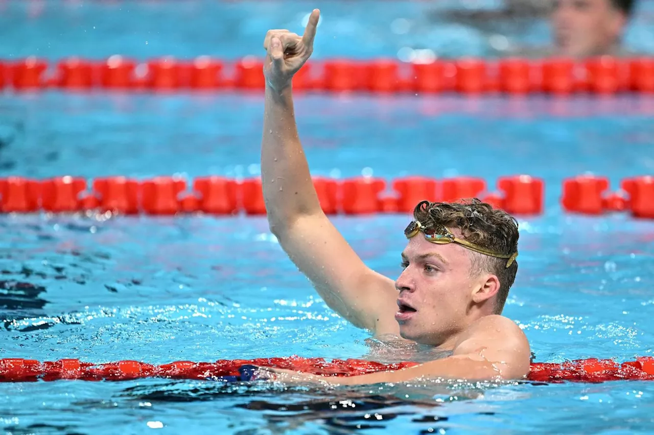 Natation: Léon Marchand décroche sur 200 m brasse son deuxième or de la journée