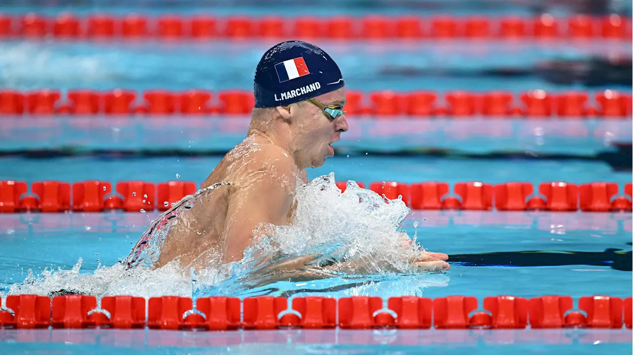 JO de Paris : Léon Marchand médaillé d’or sur 200 m brasse en natation