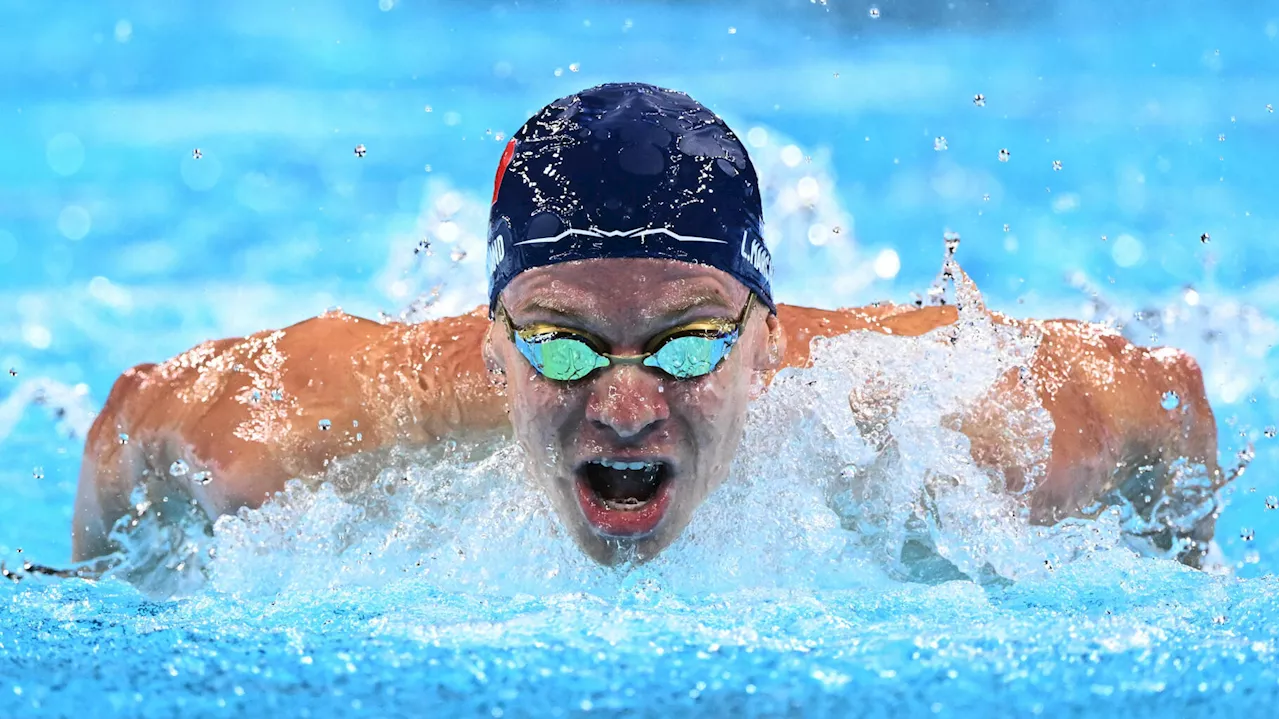 JO de Paris : Léon Marchand médaillé d’or sur 200 m papillon en natation