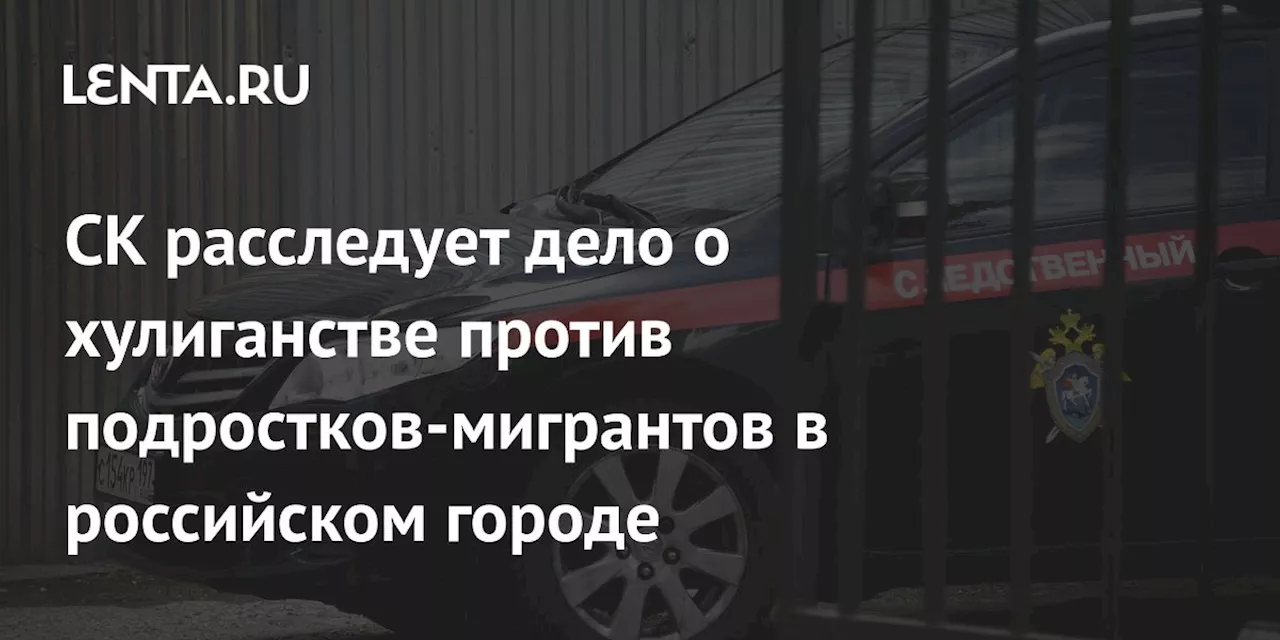 СК расследует дело о хулиганстве против подростков-мигрантов в российском городе