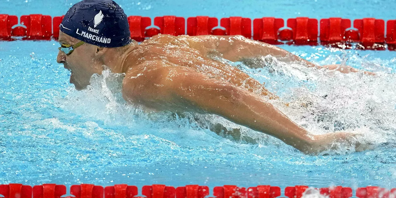 JO 2024 : Léon Marchand décroche la médaille d'or en 200 m papillon