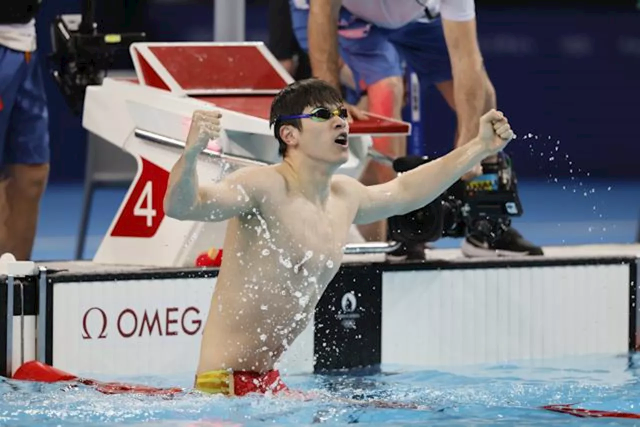 Un titre olympique et un record du monde pulvérisé : Pan Zhanle, le Chinois de 19 ans qui nage le 100 m com...