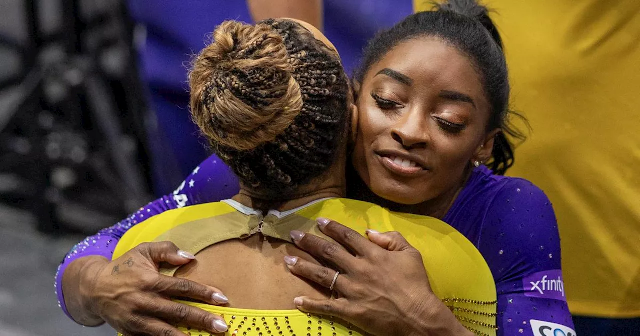 Entre soutien et rivalité, le lien si particulier entre Simone Biles et la Brésilienne Rebeca Andrade