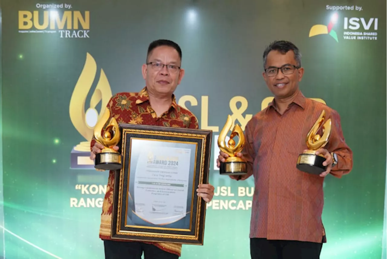 PosIND Raih Lima Penghargaan Green Leaders Award dan TJSL Award