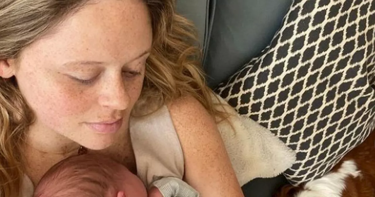 Emily Atack distracts fans as she says 'be right back' in candid new mum update