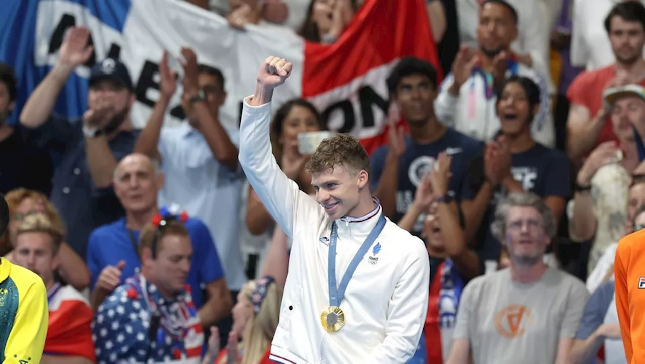 VIDEO. JO Paris 2024 : quand la folie Léon Marchand s’empare de Paris et de toute la France