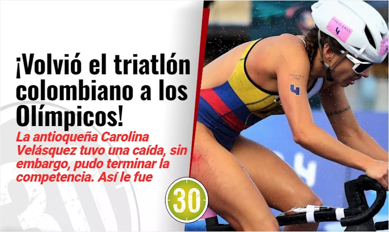 Con la antioqueña Carolina regresó el triatlón femenino a los Juegos Olímpicos