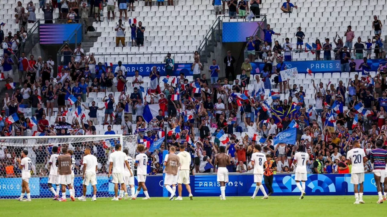 Un jugador de Francia calentó la previa ante Argentina por los Juegos Olímpicos de París 2024