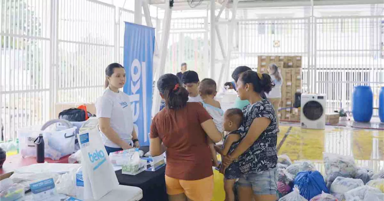 Beko’s free laundry service brings comfort and convenience to typhoon-affected residents in Marikina