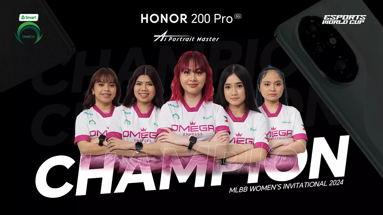 Smart Omega Empress wins MLBB Women’s Invitational 2024 with HONOR 200 Pro