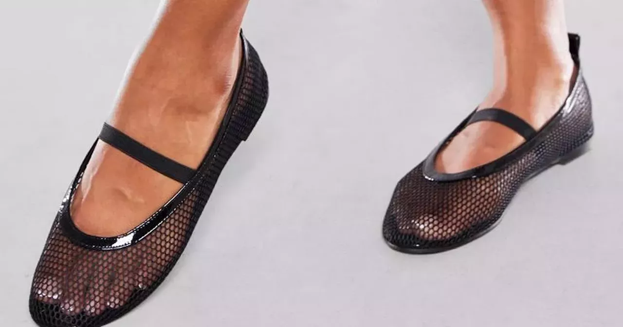 Office-appropriate £15 mesh ballet pumps look just like Alaia's £650 pair