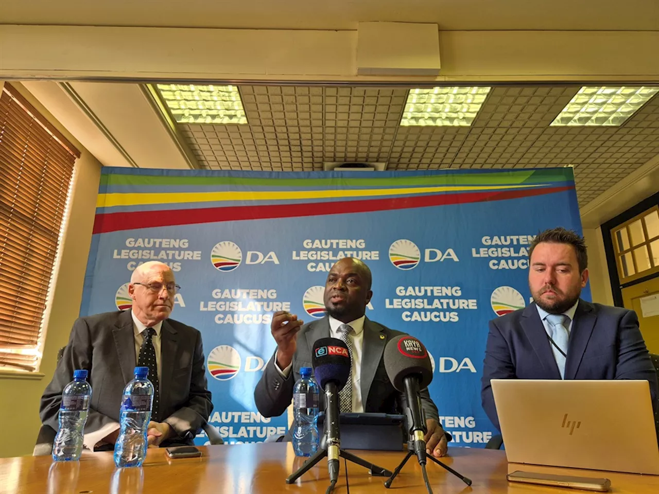 DA in Gauteng will not support provincial budget votes