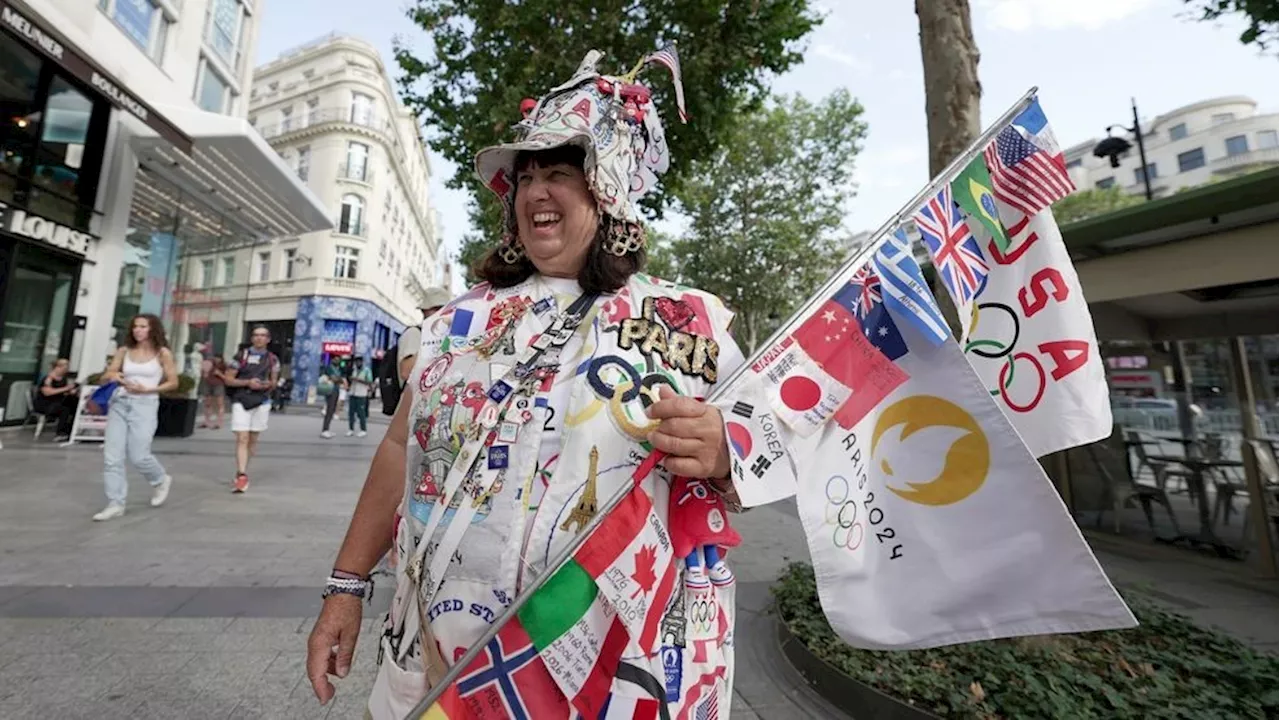Olympic superfan spends $10,000 on Paris Games, vows to keep going