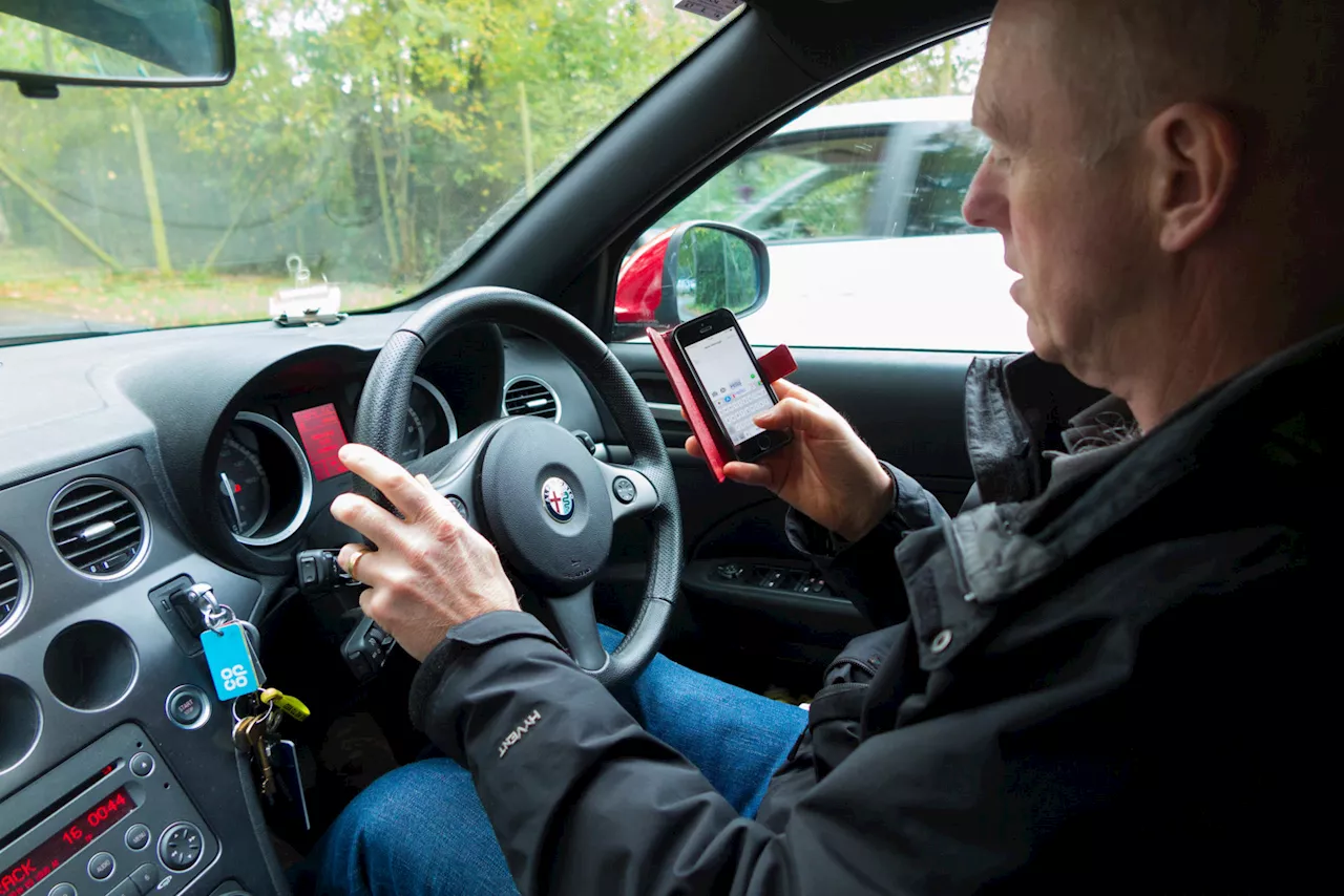 'Alarming' increase in people using mobile phones while driving