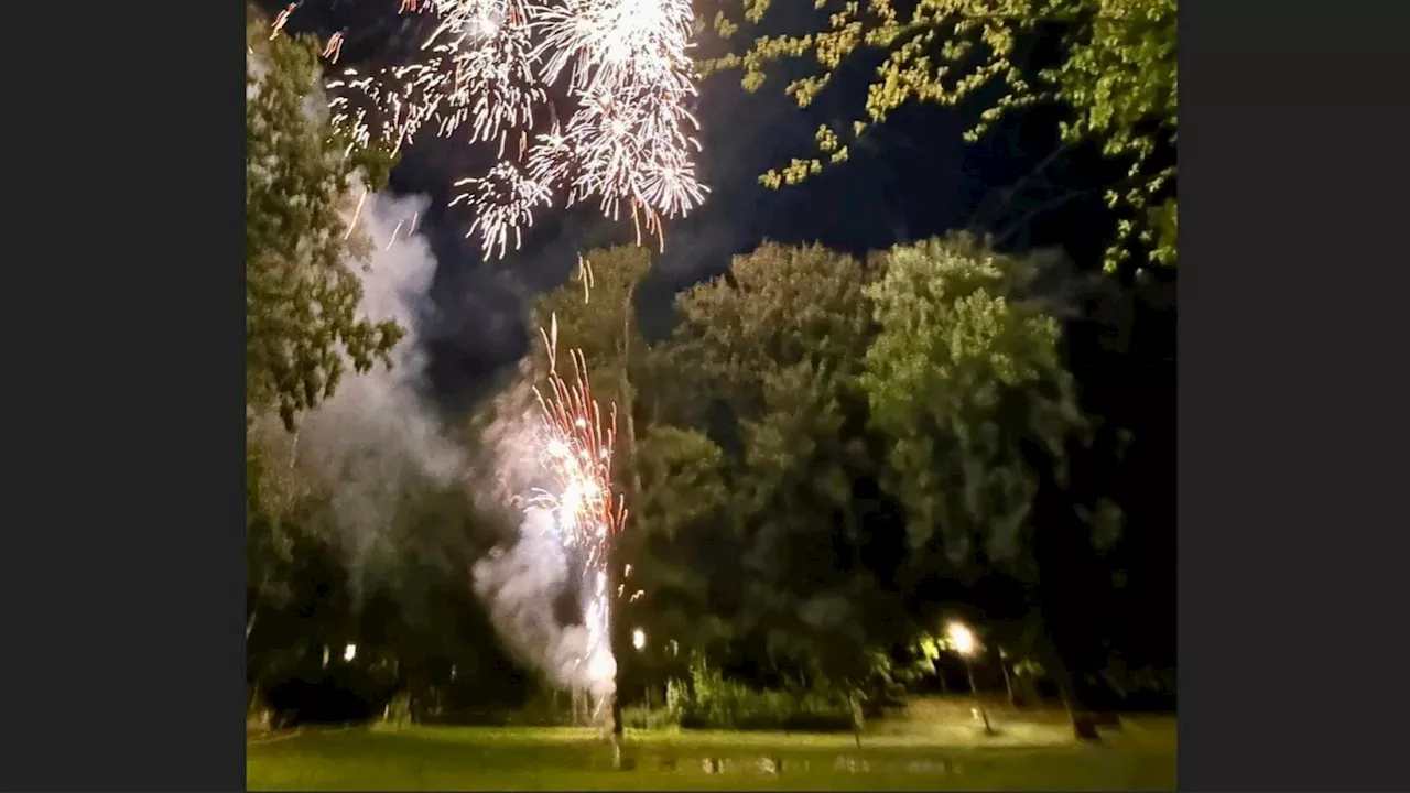 Aufregung nach Feuerwerk im Gmünder Schlosspark