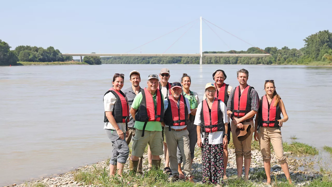 Nationalparkstiftung Unteres Odertal zu Besuch in den Donau-Auen