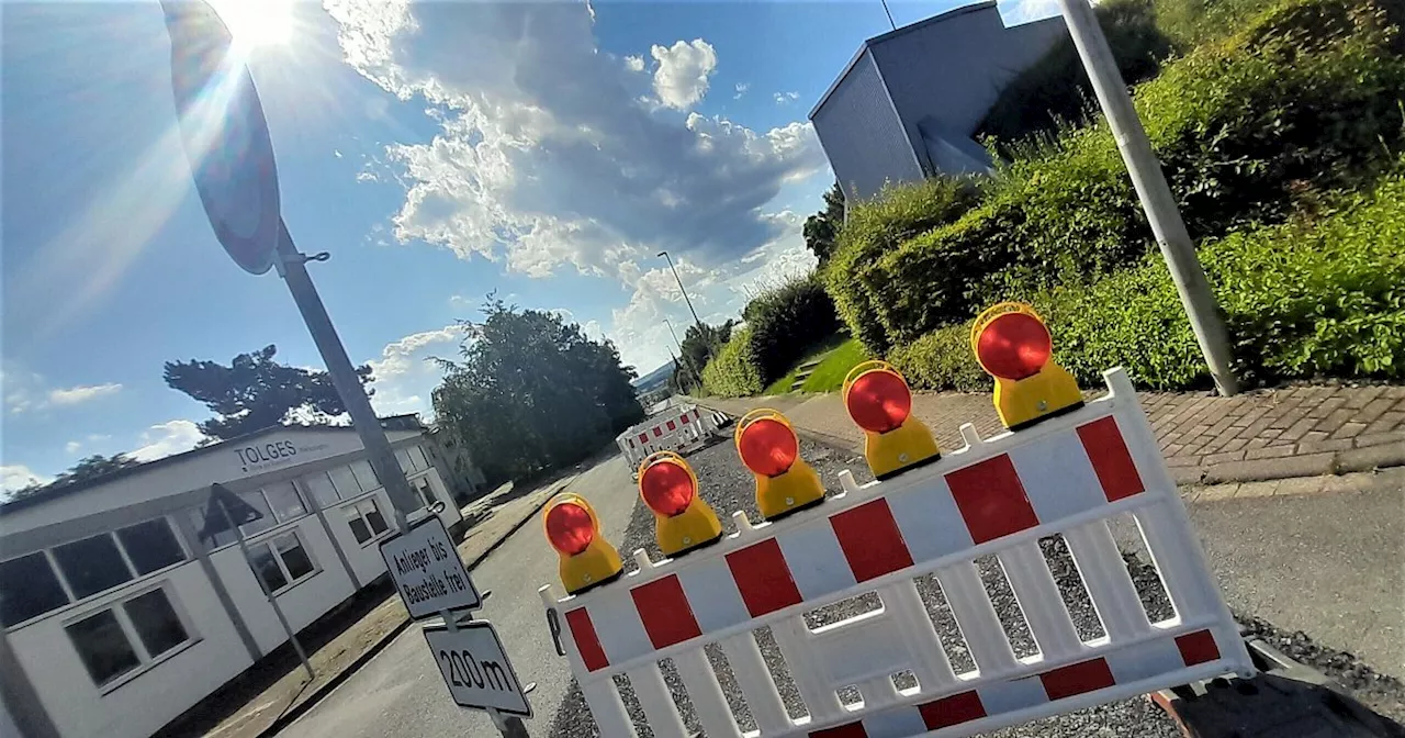 Lange Beeinträchtigungen auf wichtiger Straße in Warburger Industriegebiet