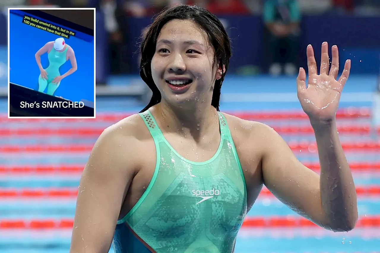 Another Olympics optical illusion goes viral — this time involving Tang Qianting's swimsuit