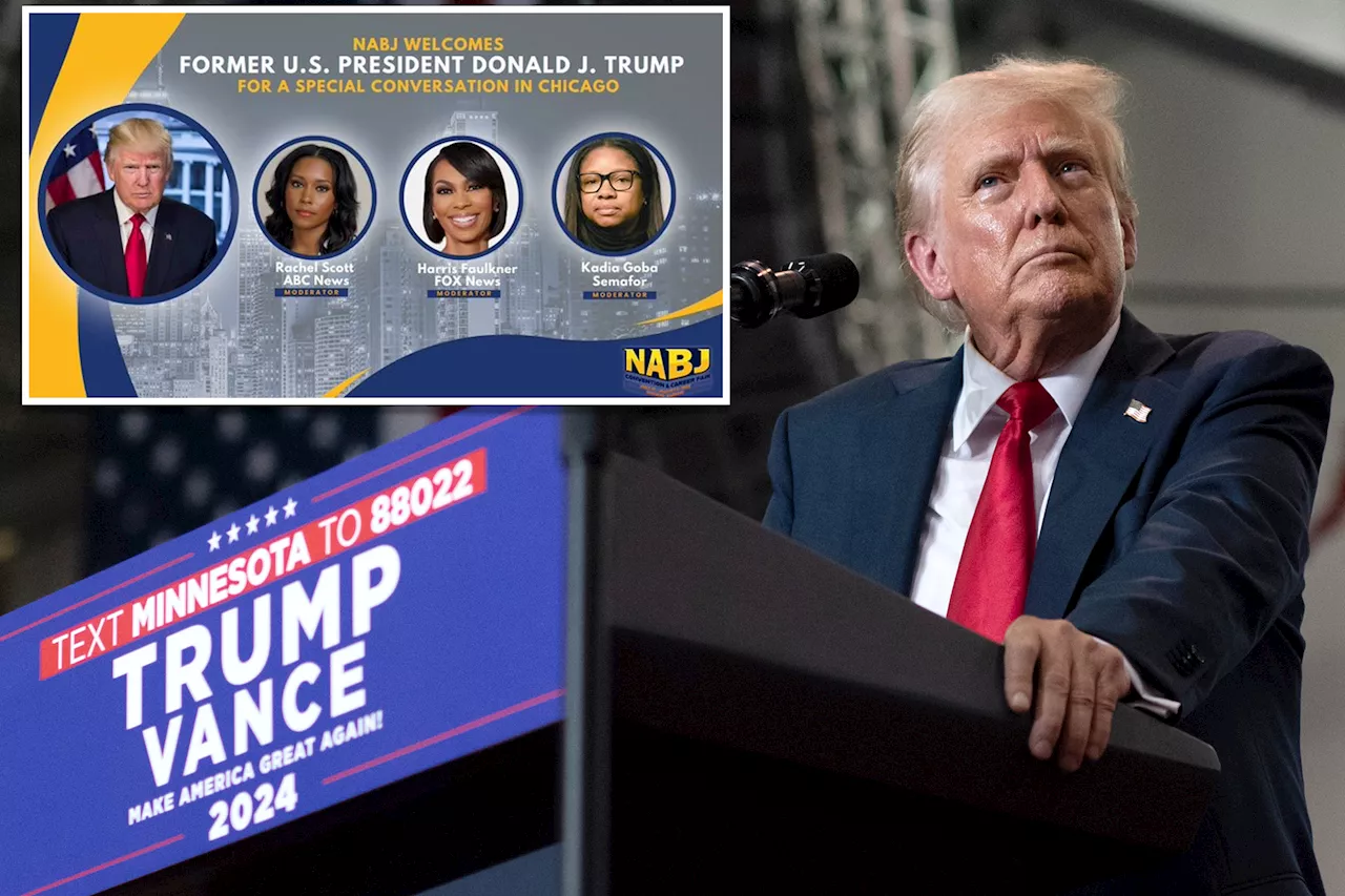 National Association of Black Journalists faces internal ire over Trump Q&A