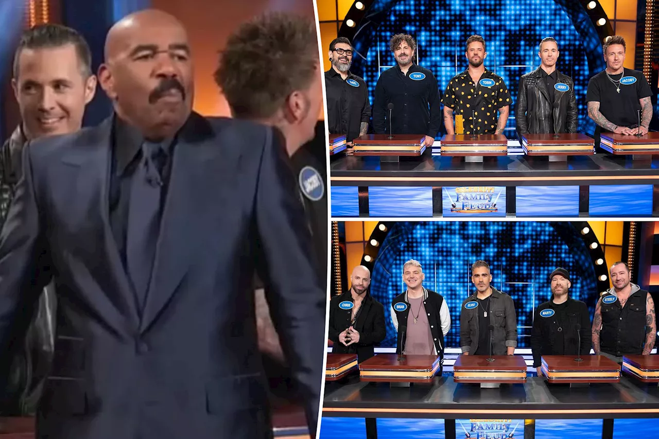 Steve Harvey repeats racy 'Celebrity Family Feud' answer he's never said before