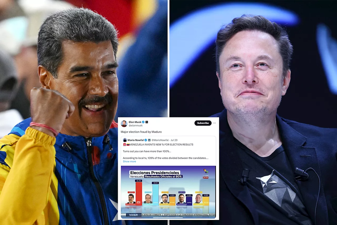 Venezuelan President Nicolás Maduro challenges Elon Musk to fight on national television