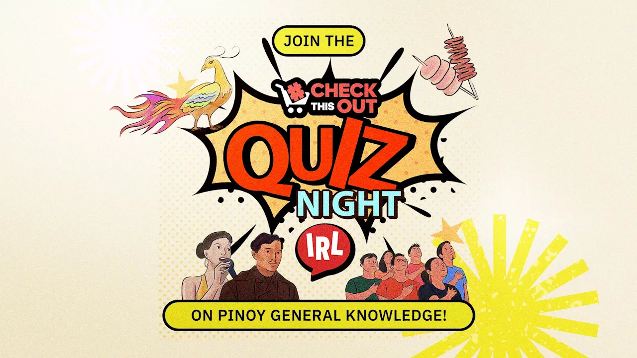 Are you ready to win big at the #CheckThisOut Quiz Night: IRL edition?