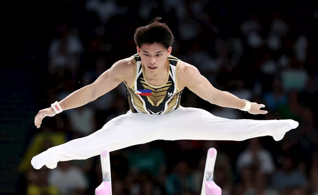 Big leap: Carlos Yulo ranks 12th all-around, shores up Olympic medal chances