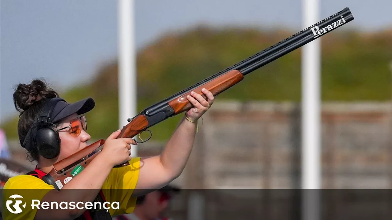 Maria Inês Barros garante diploma olímpico no tiro com armas de caça