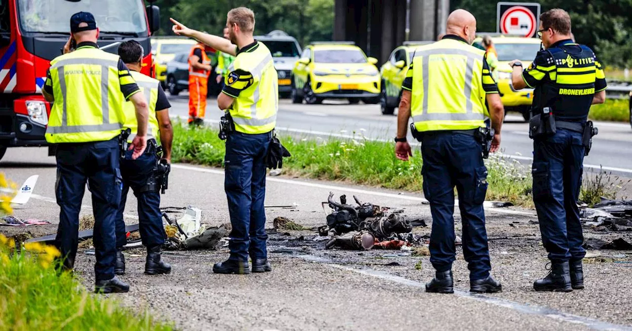 Breda Niederlande: Pilot stirbt bei Absturz eines Kleinflugzeug auf A58