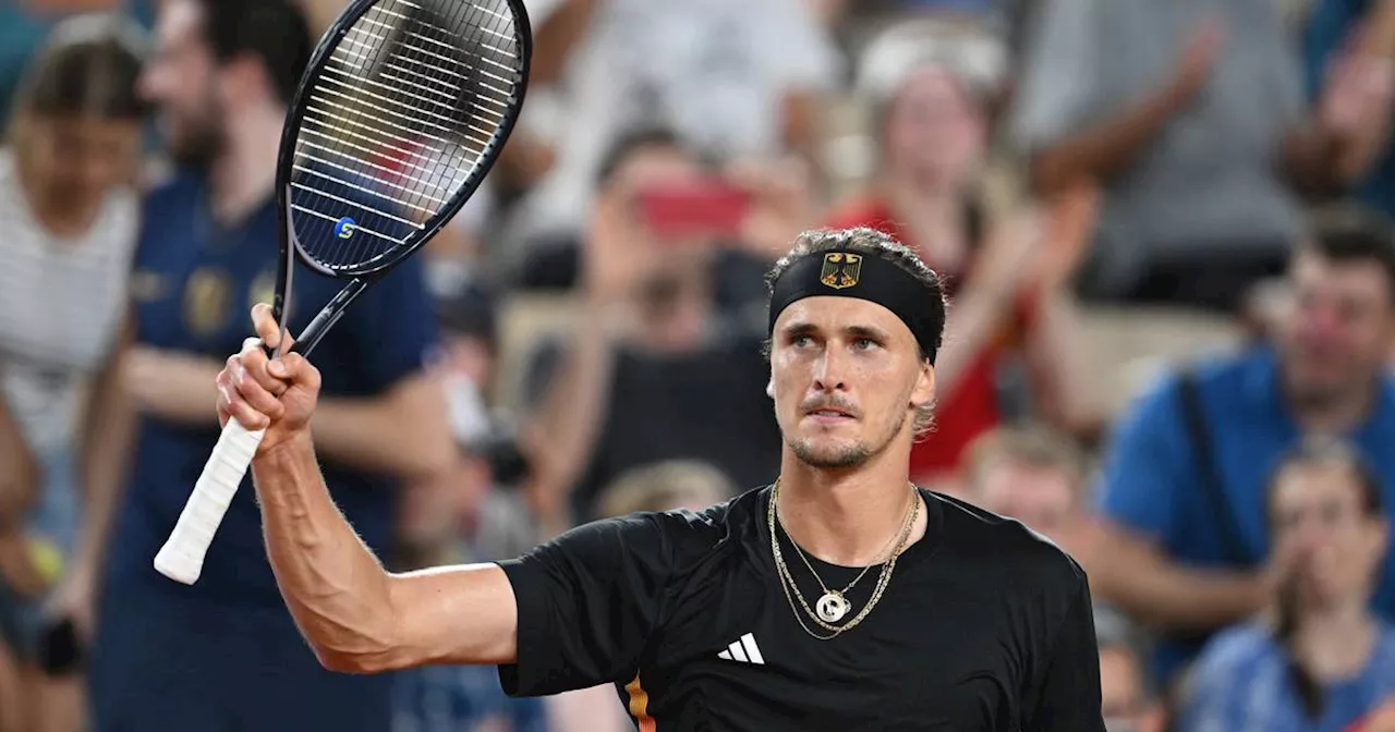 Paris 2024: Zverev zieht beim Tennisturnier ins Viertelfinale ein