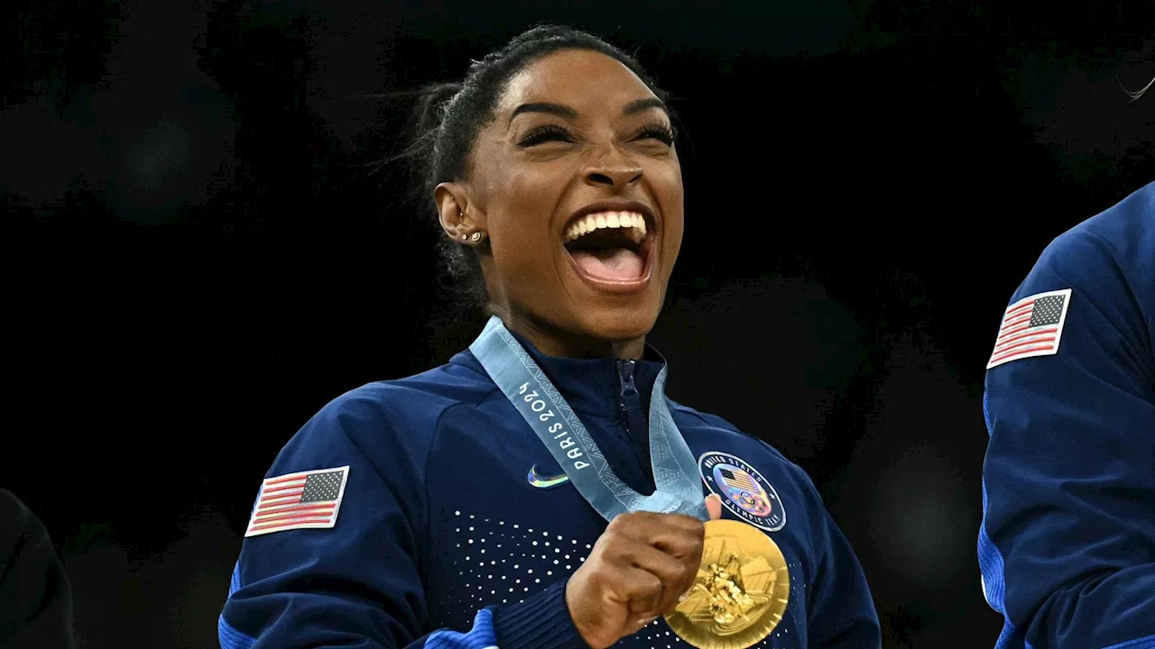 JO Paris 2024 : avec l’or par équipe, Biles réenchante son histoire olympique