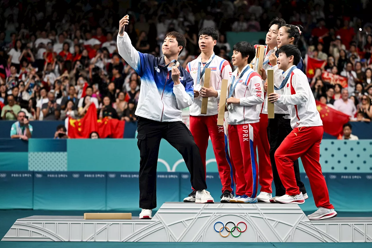 JO Paris 2024 : un selfie symbolique entre la Corée du Sud et la Corée du Nord