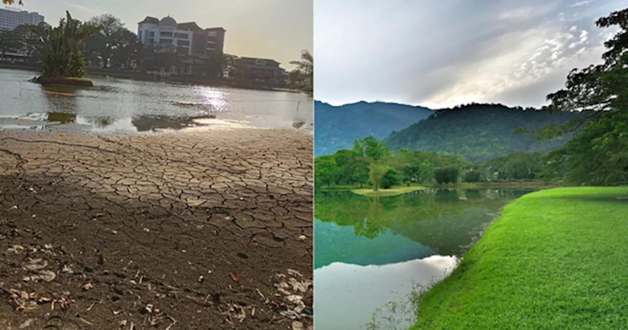 Visitors Share Photos & Video Of Extremely Dried Up Lake & Ponds At Taiping Lake Gardens