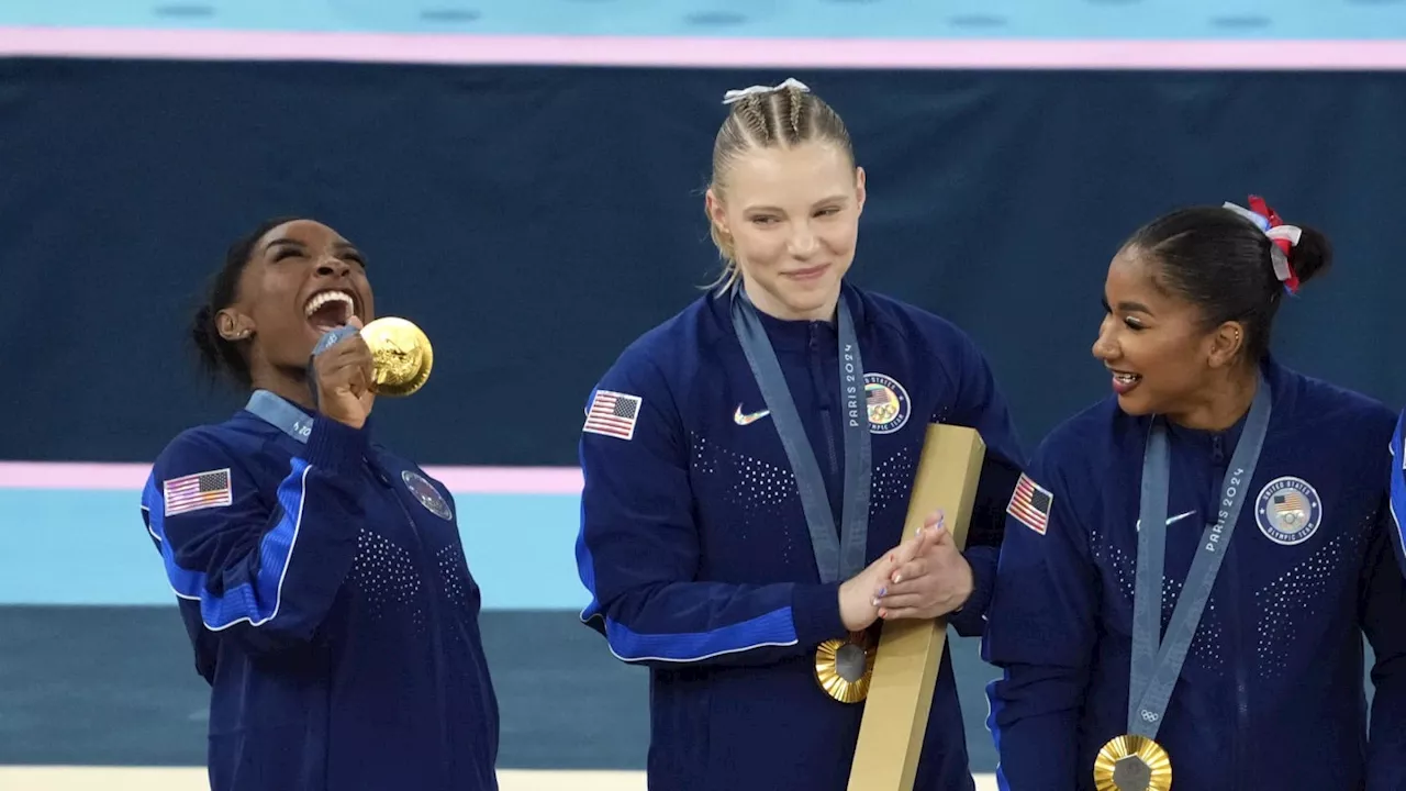 United States' Olympic Women's Gymnastics Triumph Drew Monster Weekday TV Audience