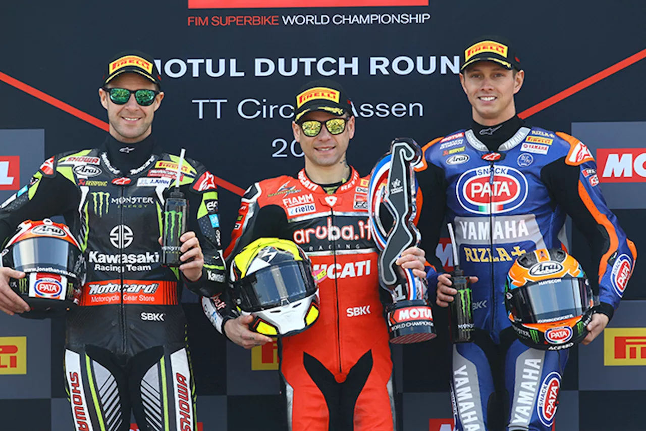 Assen, 1. Lauf: Bautista-Triumph, Reiti durchgereicht