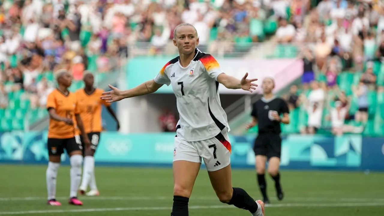 Fußball bei Olympia 2024: Sieg gegen Sambia – Schüller und Bühl führen DFB-Frauen ins Viertelfinale