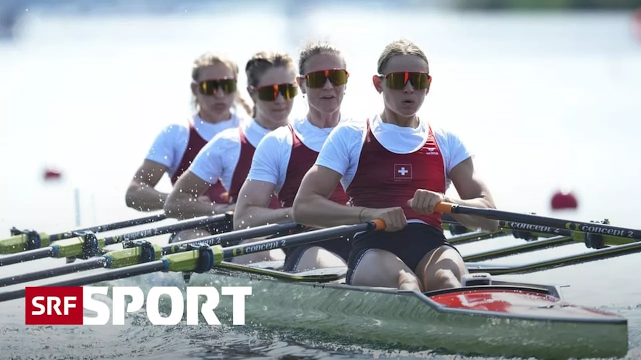 Rudern: Finals mit der Schweiz - Frauen-Doppelvierer verpasst Medaille knapp