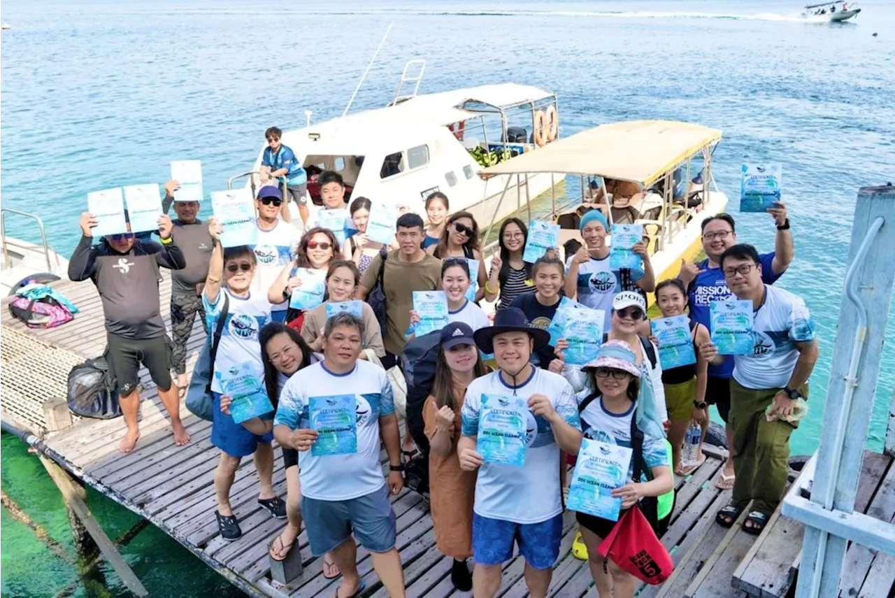 Divers haul 100kg of rubbish from ocean bed in Sepanggar