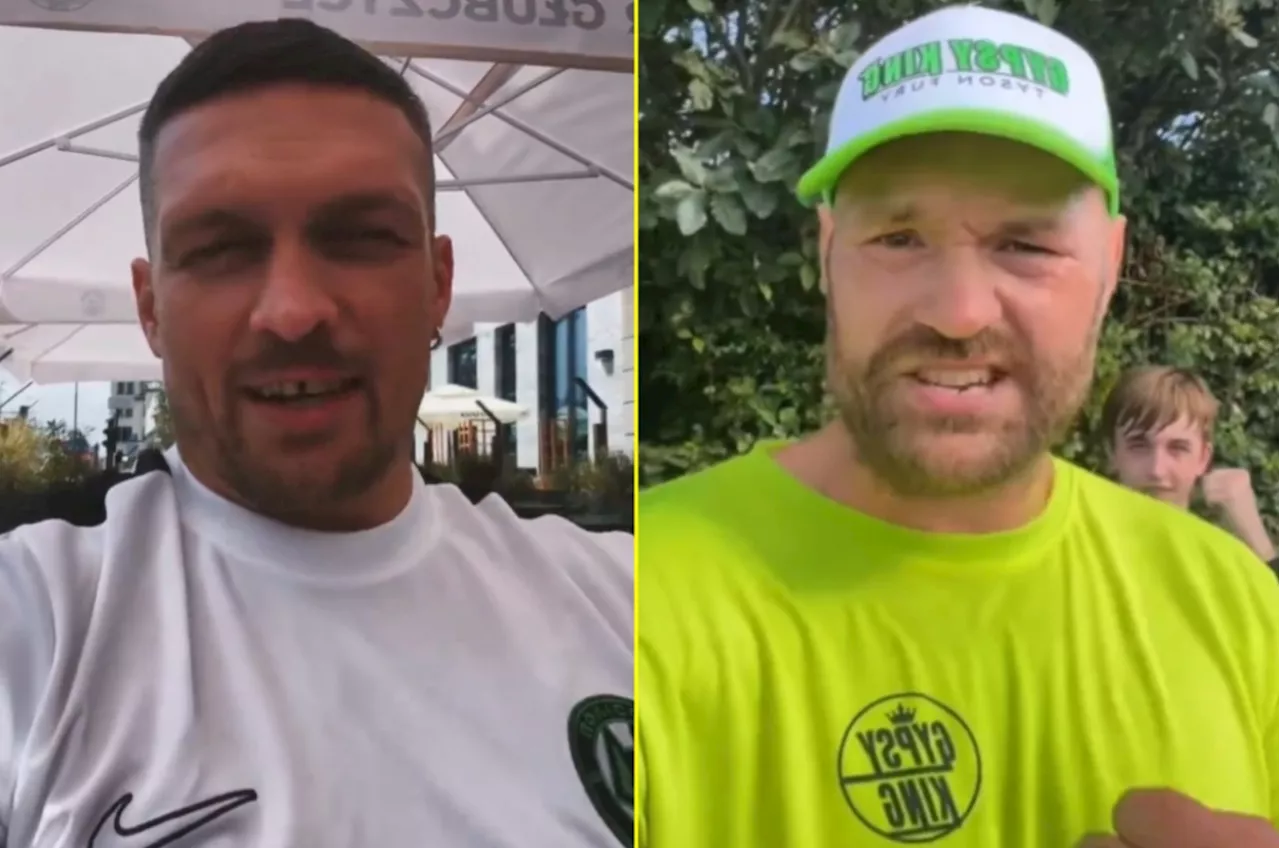 – Oleksandr Usyk responds to Tyson Fury’s video message with hilarious jibe ahead of re...