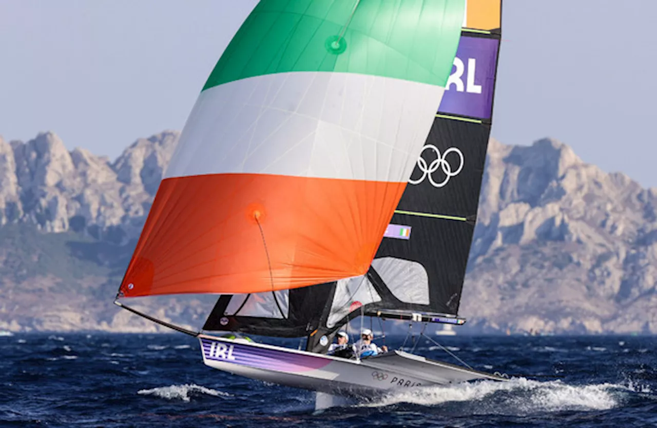 Ireland's Dickson and Waddilove second overall ahead of Olympic medal race